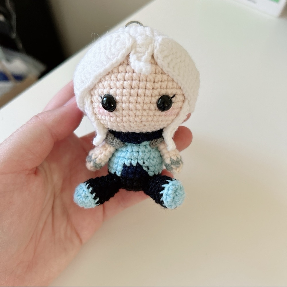 Valorant Jett Buddy Crochet Doll Charm